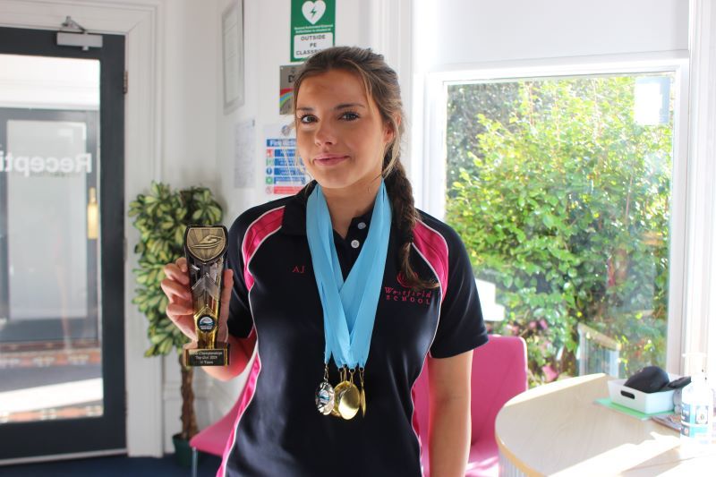 Swimming Success for Ava